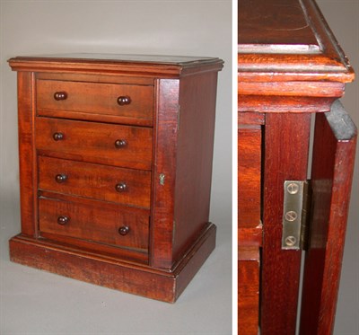 Lot 526 - William IV Mahogany Diminutive Lock Side Chest...