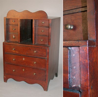 Lot 363 - Federal Style Diminutive Mahogany Cabinet