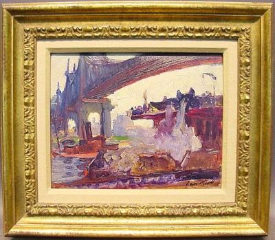 Lot 135 - Leon Kroll 1884-1975 STUDY OF QUEENSBOROUGH...