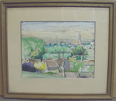 Lot 92 - Henri Verge-Sarrat French, 1880-1966 ENVIRONS...