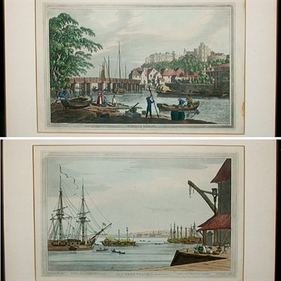 Lot 143 - After J. Farington VIEW OF GREENWICH, FROM...