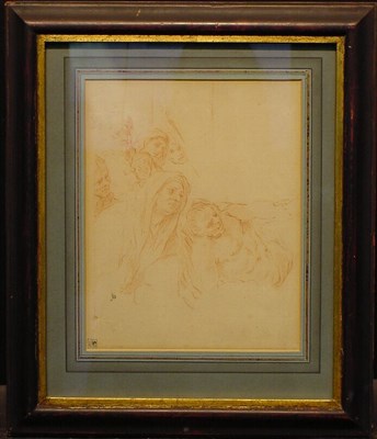 Lot 9 - Attributed to Luca Giordano RAISING OF LAZARUS...