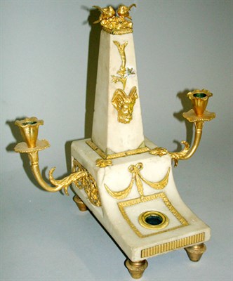 Lot 634 - Louis XVI Gilt-Bronze Mounted Marble Standish