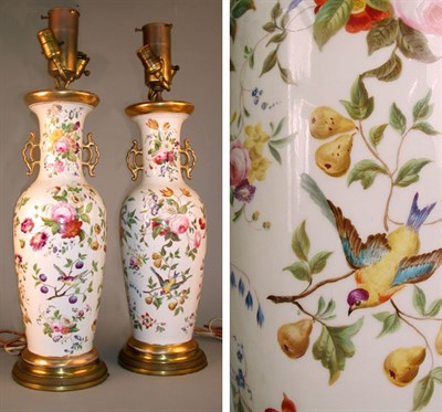 Lot 509 - Pair of Meissen Style Floral and Gilt...
