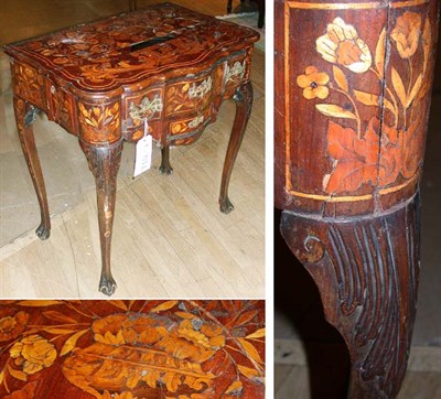 Lot 496 - Neoclassical Dutch Marquetry Inlaid Mahogany...
