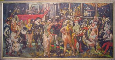 Lot 60 - John Uht 20th Century ARTISTS' BALL Signed...