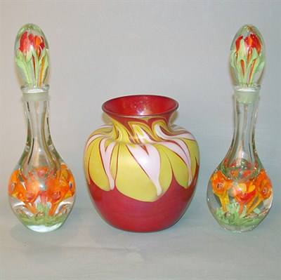 Lot 312A - Two Stoppered Bottles Together with an Art...
