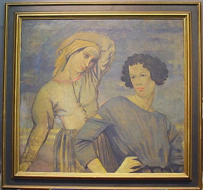 Lot 9 - Ackerman 20th Century TWO PEASANT WOMEN IN A...