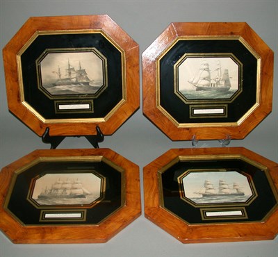Lot 481 - Four Framed Decorative Ship Prints