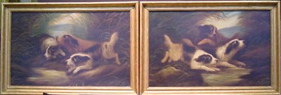 Lot 120 - W. Benson 20th Century OTTERHOUNDS CLOSING IN:...