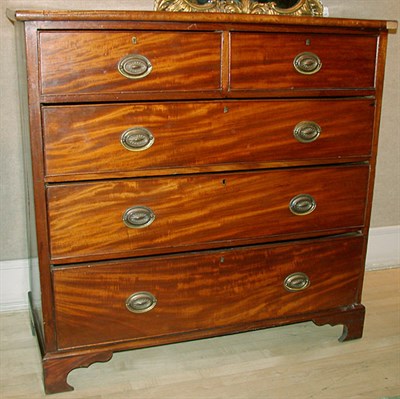 Lot 370 - George III Style Mahogany Chest of Drawers