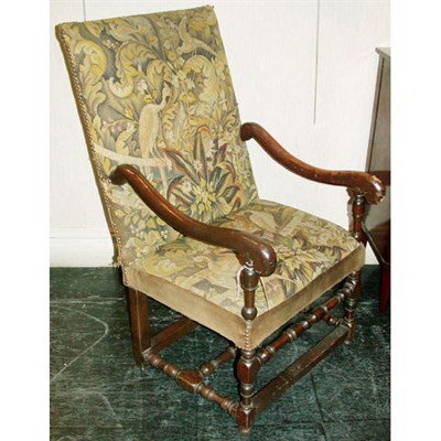 Lot 560 - Baroque Style Needlepoint Upholstered Walnut...