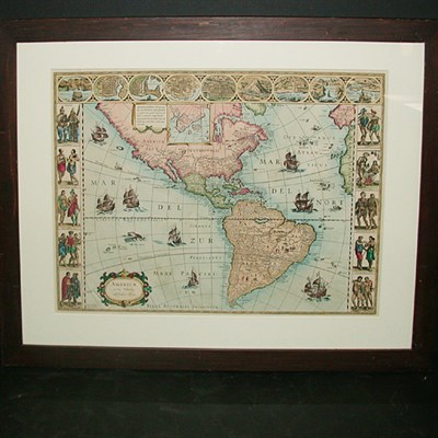 Lot 133 - After Willem Blaeu AMERICAE NOVA TABULA...