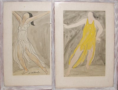 Lot 2 - Abraham Walkowitz American, 1878-1965 ISADORA...