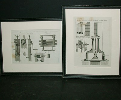 Lot 114 - French School 19th Century [MACHINERY STUDIES]...