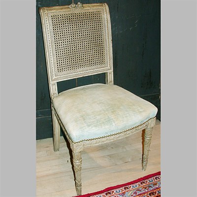 Lot 371 - Set of Four Neoclassical Style Painted and...