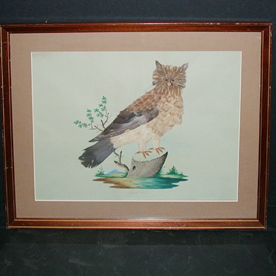 Lot 140 - Artist Unknown 19th Century NIGHT OWL...