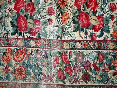 Lot 750 - Kirman Rug Southeast Persia, dated 1290...