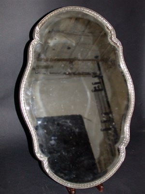 Lot 532 - Louis XVI Style Silver Plate Mounted Mirrored...