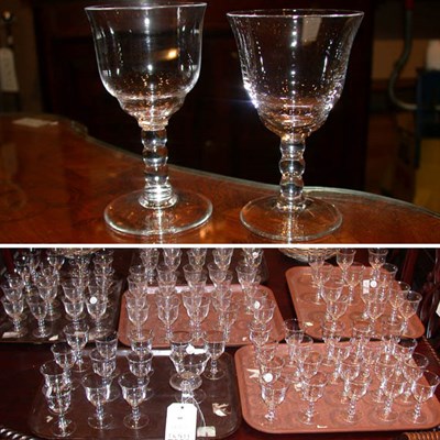 Lot 349 - Miscellaneous Group of Colorless Glass Barware...