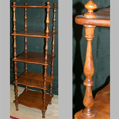 Lot 449 - Victorian Mahogany Four-Tier Etagere