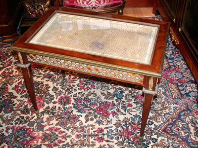 Lot 416 - Louis XVI Style Gilt-Bronze Mounted Mahogany...
