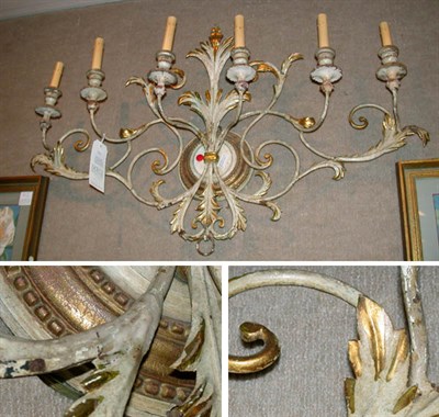 Lot 335 - Neoclassical Style Painted and Gilt-Metal...