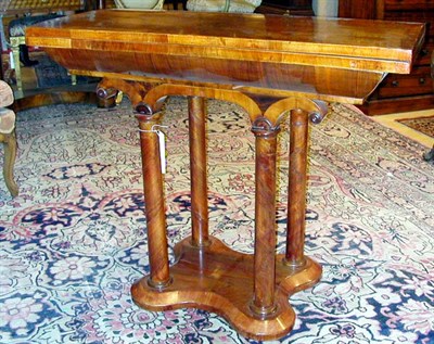 Lot 282 - Continental Neoclassical Mahogany Games Table