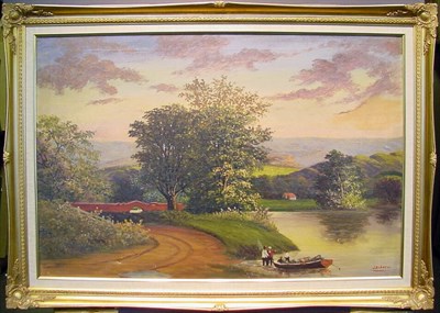 Lot 6 - J. Bianchi 20th Century THE HOUSATONIC RIVER,...