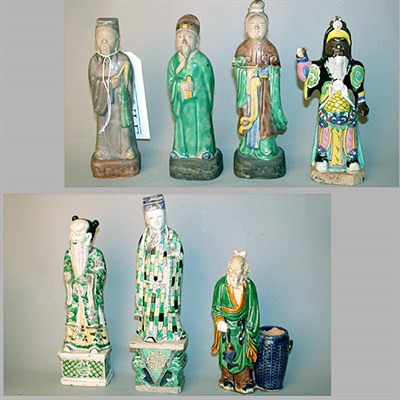Lot 319 - Group of Seven Oriental Ceramic Figures
