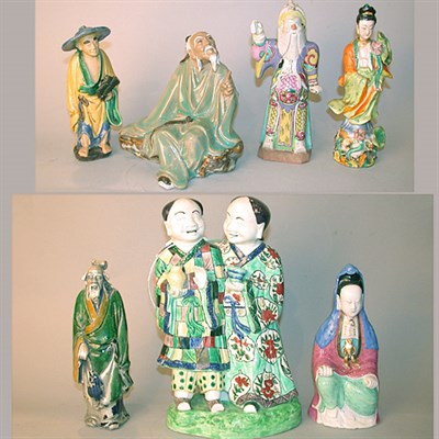 Lot 320 - Group of Seven Oriental Ceramic Figures