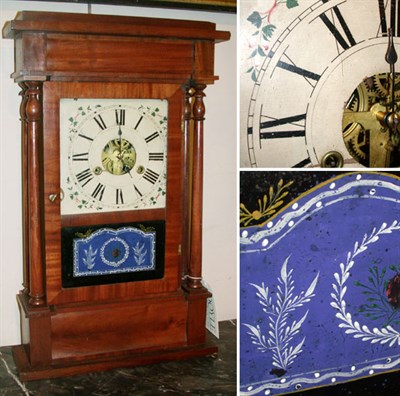 Lot 333 - Ogee Mahogany Mantel Clock