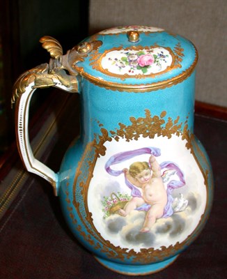 Lot 596 - Sevres Style Porcelain Ewer
