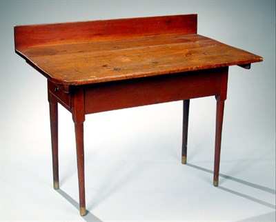 Lot 383 - Shaker Red Painted Work Table 19th Century The...