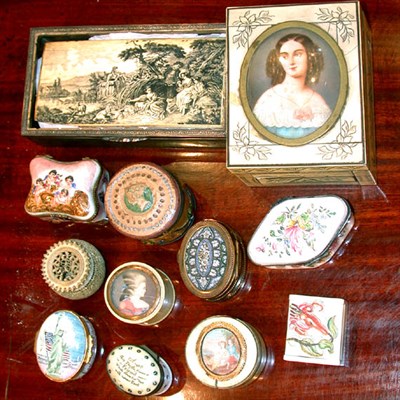Lot 465 - Miscellaneous Group of Porcelain, Enamel and...