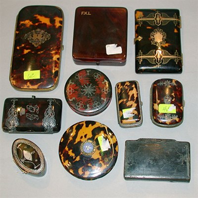 Lot 468 - Miscellaneous Group of Tortoise and Plastic...