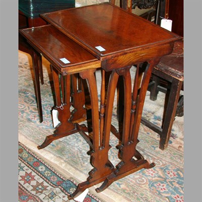 Lot 549 - Two Regency Style Mahogany Nesting Tables