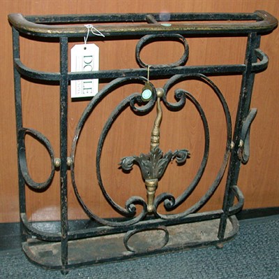 Lot 591 - Neoclassical Style Wrought Iron Console