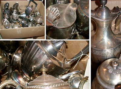 Lot 418 - Miscellaneous Group of Silver Plated Tea and...