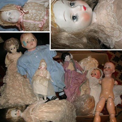Lot 520 - Miscellaneous Group of Dolls and Accessories