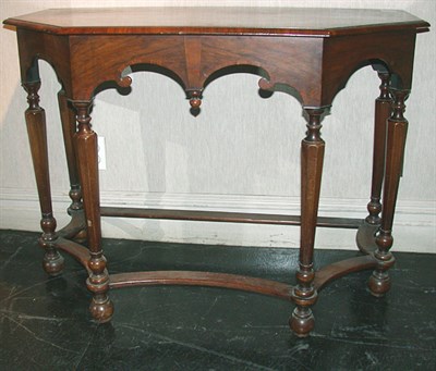 Lot 226A - Baroque Style Burl-Wood Console