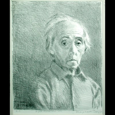 Lot 370 - Raphael Soyer [SELF-PORTRAIT] (NOT IN COLE)...