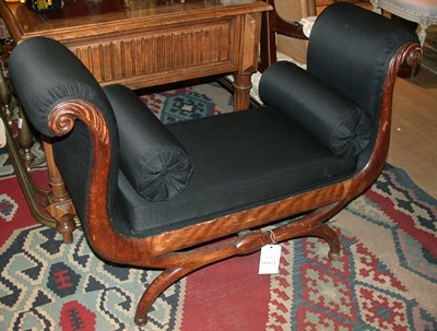 Lot 592A - Pair of Continental Upholstered Fruitwood...