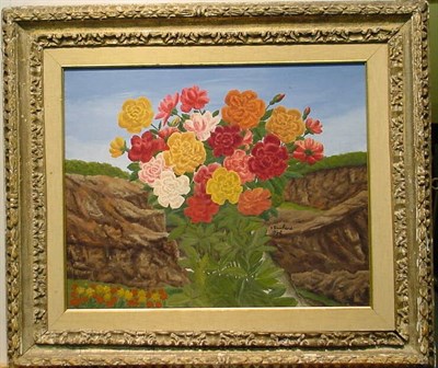 Lot 236 - Andre Bauchant French, 1873-1958 FLEURS Signed...