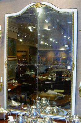 Lot 569 - Louis XV Painted and Parcel Gilt Mirror