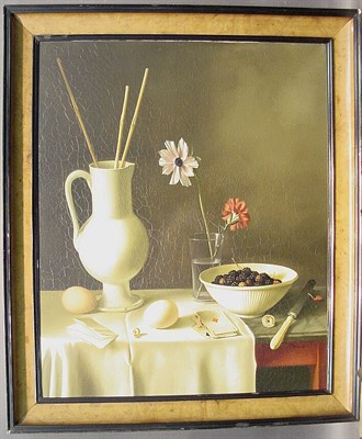 Lot 92 - Fernand Renard French, 20th century STILL LIFE...