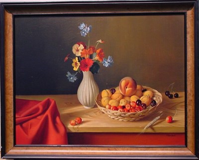 Lot 254 - Fernand Renard French, 20th century STILL LIFE...