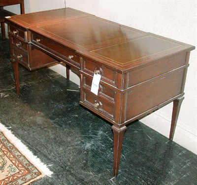 Lot 156A - Louis XVI Style Leather Inset Walnut Writing Desk