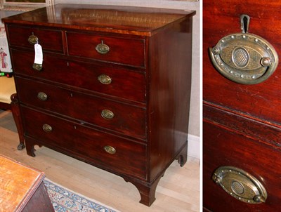 Lot 669 - George III Style Mahogany Chest of Drawers