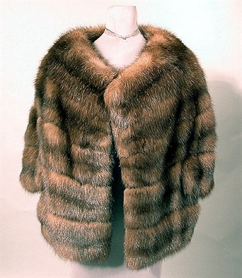 Lot 246 - Maximilian Sable Shrug Hip length, with wide...
